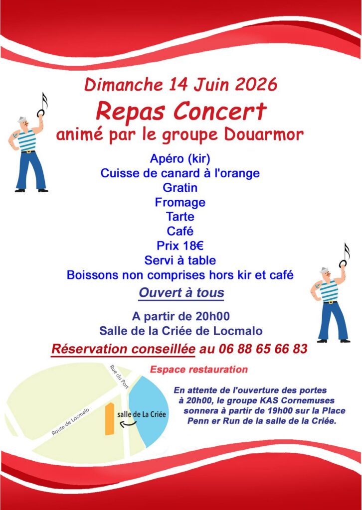 Repas du 14 juin