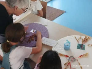 Découverte de la Dentelle Le coin des enfants le mercredi à Lanester- Apprendre la dentelle